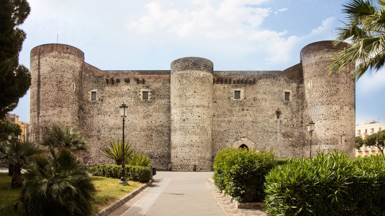 Le château Ursino à Catane.
